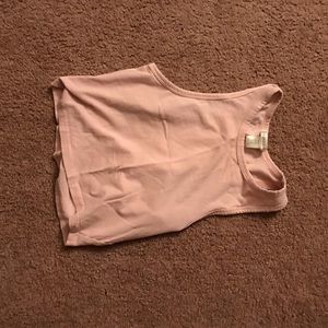light pink bozzolo pink crop top